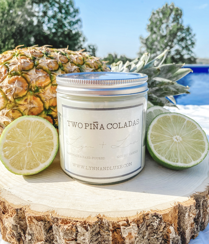 Two Piña Coladas | Lynn + Luxe